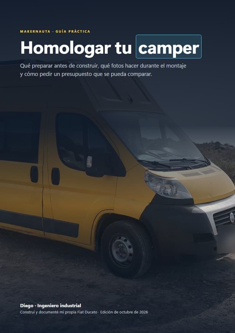 Portada de la guía práctica para homologar tu camper